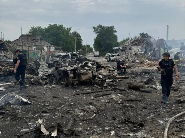 Последствия обстрела