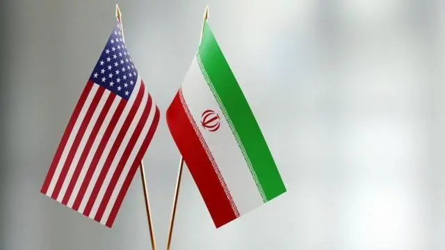 پرچم ایران و آمریکا