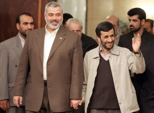 هنیه و احمدی نژاد