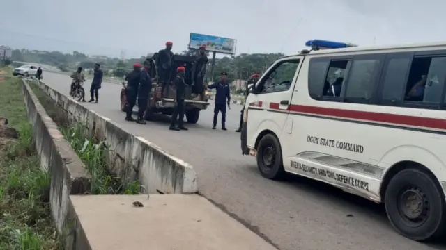 Awọn agbofinro ni Abeokuta