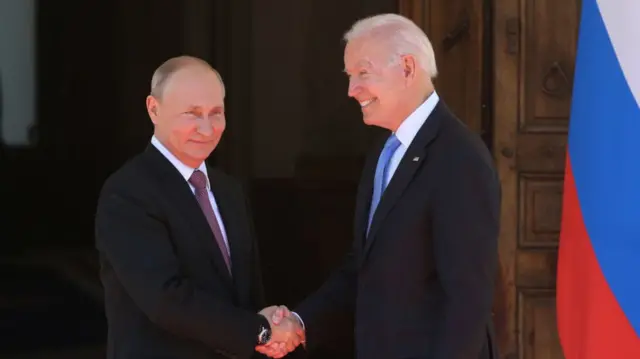 अमेरिकी राष्ट्रपति जो बाइडन और रूसी राष्ट्रपति व्लादिमिर पुतिन