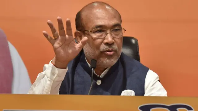 मणिपुर के सीएम एन बीरेन सिंह (फ़ाइल फ़ोटो)