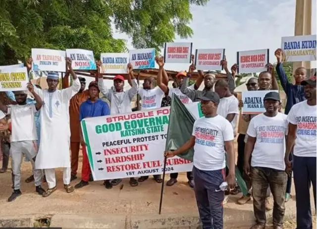 Masu zanga-zanga a Katsina