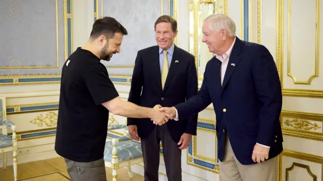 Зеленский на встрече с сенаторами США