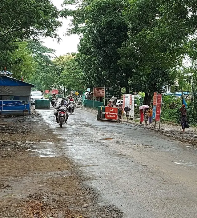 ကျိန္တလီမြို့နယ်က တိမ်းရှောင်လာတဲ့ ပြည်သူတွေ