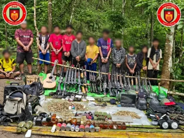 MOGE ရေနံမှော်ကင်းစခန်းကနေ ဖမ်းမိတဲ့ စစ်ကောင်စီတပ်ဖွဲ့ဝင်တွေ