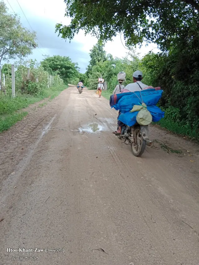 ရေဦးမြို့နယ်က စစ်ဘေးရှောင်တွေ