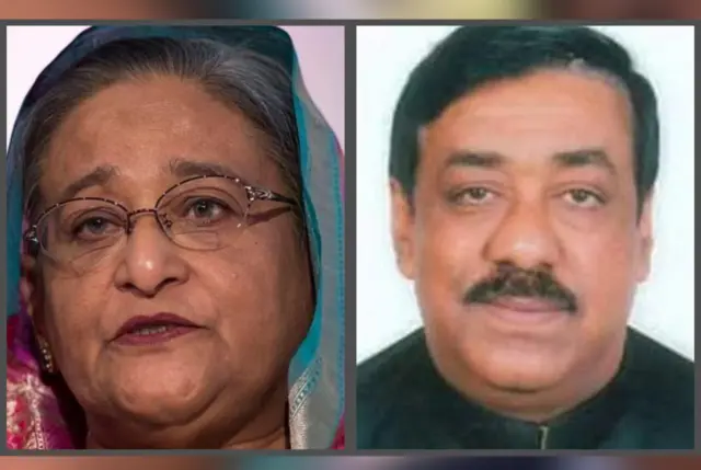 সাবেক প্রধানমন্ত্রী শেখ হাসিনা, সাবেক সংসদ সদস্য এ কে এম শামীম ওসমান