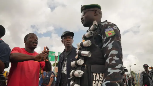 Protest in Nigeria for Lagos state