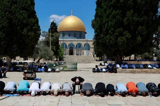مراسم نماز جمعه امروز در بیتالمقدس