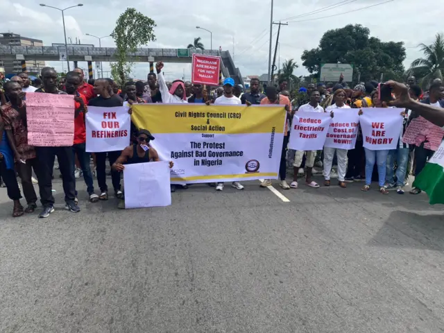 EndBadGovernanceinNigeria protest