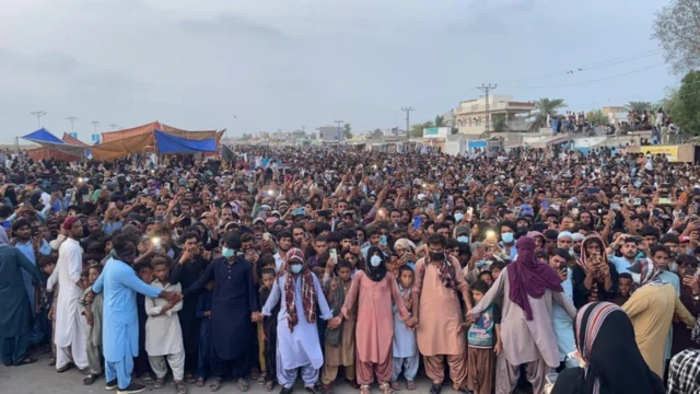 بلوچ یکجہتی کا دھرنا