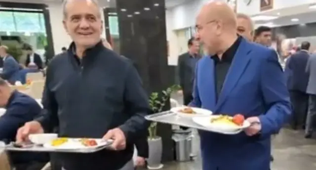 پزشکیان و قالیباف