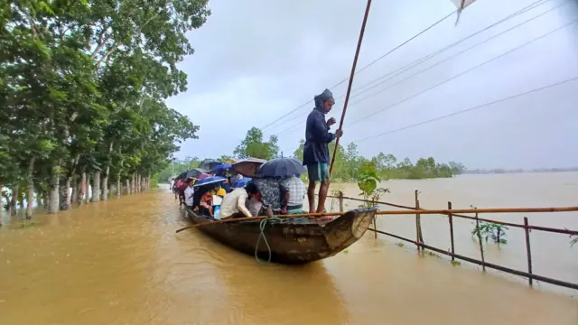 বন্যা কবলিত ফটিকছড়ির সুয়াবিল ব্রিকফিল্ড এলাকা