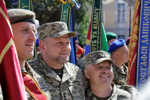Валерий Залужный отмечает День независимости Украины в Киеве, 24 августа 2023 года
