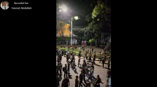 হাসনাত আবদুল্লাহর লাইভ ফিড থেকে নেয়া