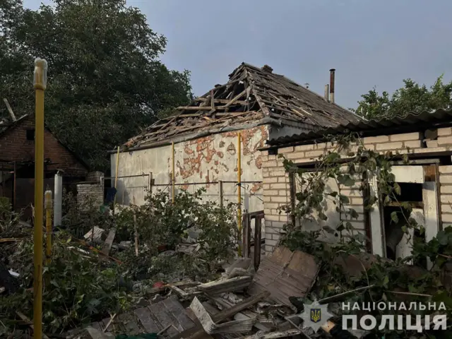 Последствия российских ударов по Запорожской области