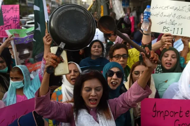 مہنگائی کے خلاف احتجاج