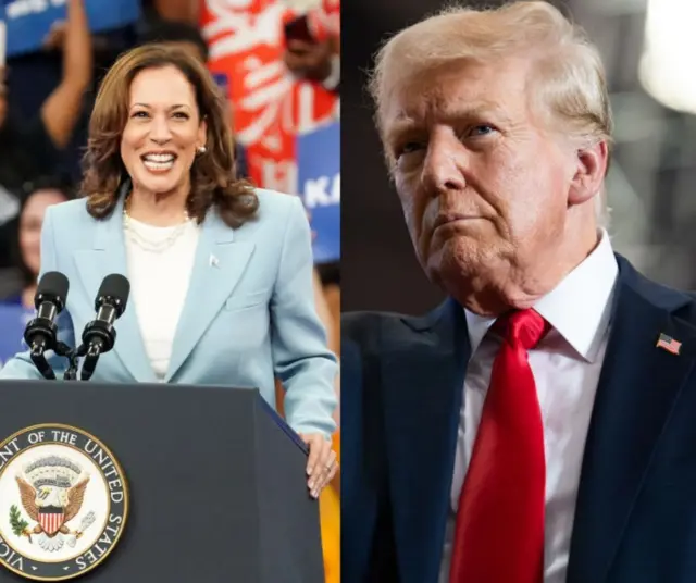 Kamal Harris na Donald Trump