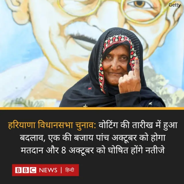 जम्मू और कश्मीर और हरियाणा चुनाव की तारीख़ों में बदलाव