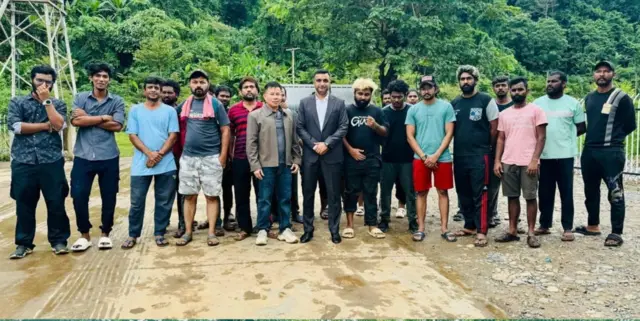 लाओस में रेस्क्यू किए गए भारतीय