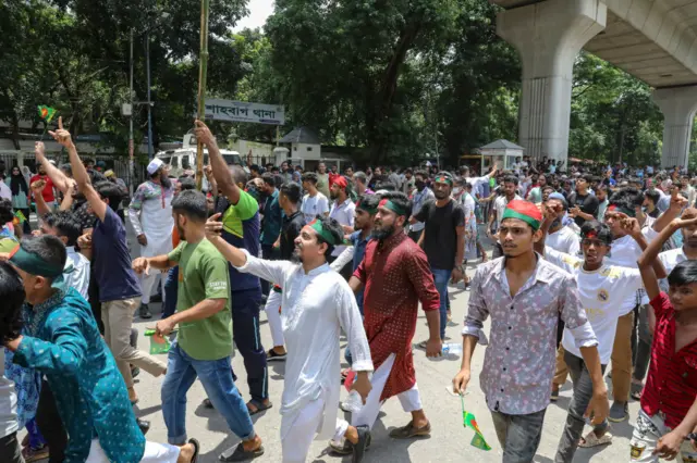बांग्लादेश के प्रदर्शनकारी