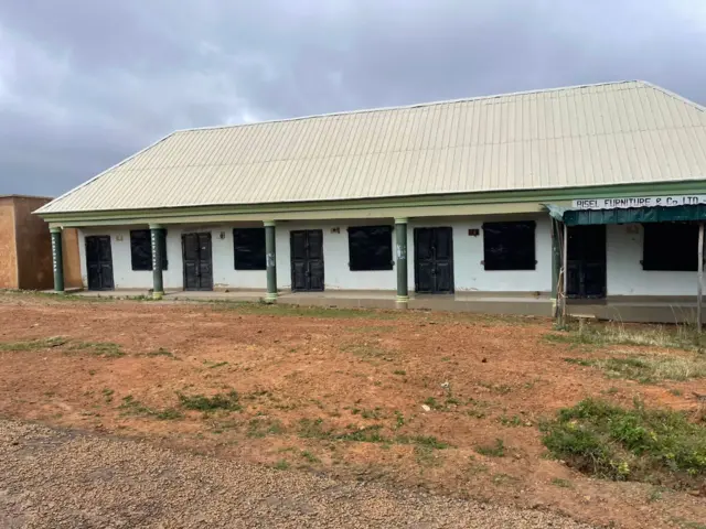 Locked shops sake of curfew