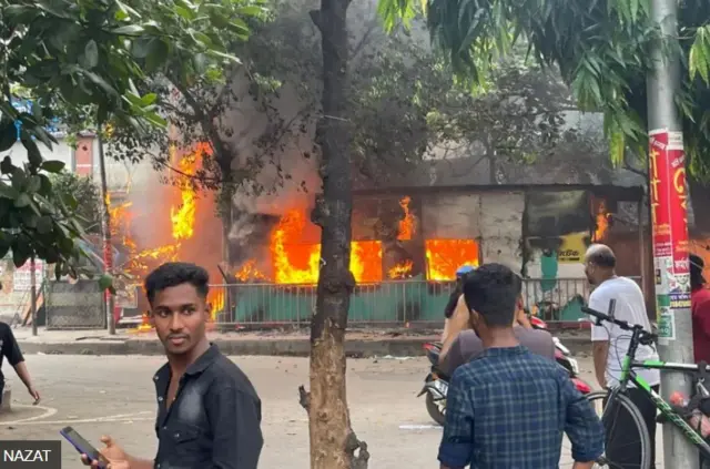 ढाका में शेख़ मुज़ीब की याद में बनाया गया म्यूज़ीयम