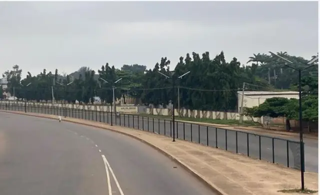 Aworan bi igboro ṣe ri ni ilu Kaduna.