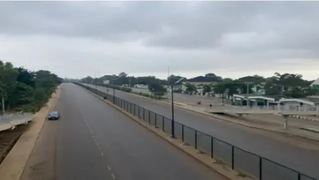 Aworan bi igboro ṣe ri ni ilu Kaduna.