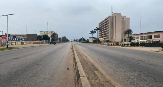 Aworan bi igboro ṣe ri ni ilu Kaduna.