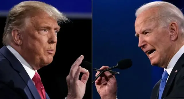 Donald Trump da Joe Biden