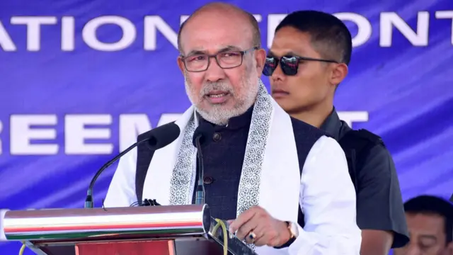 मणिपुर के सीएम एन बीरेन सिंह (फ़ाइल फ़ोटो)