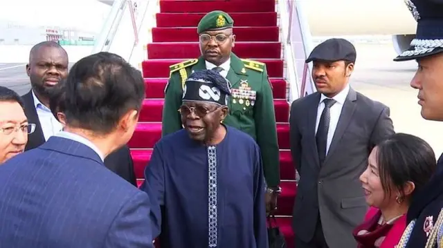 Onyeisiala Tinubu awụchiela na mba Chaịna