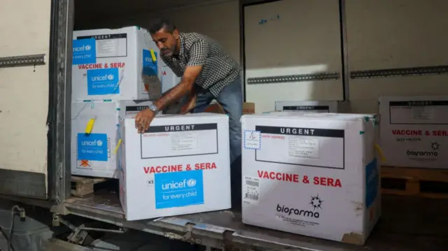 संयुक्त राष्ट्र संघ ग़ज़ा में चलाएगा पोलियो टीकाकरण अभियान
