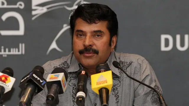 मलयालम फिल्म अभिनेता ममूटी