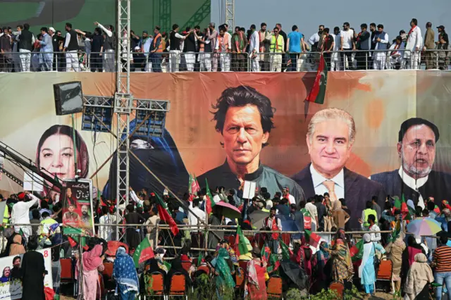 پی ٹی آئی جلسہ