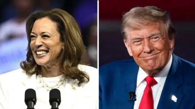 Kamala Harris na Donald Trump