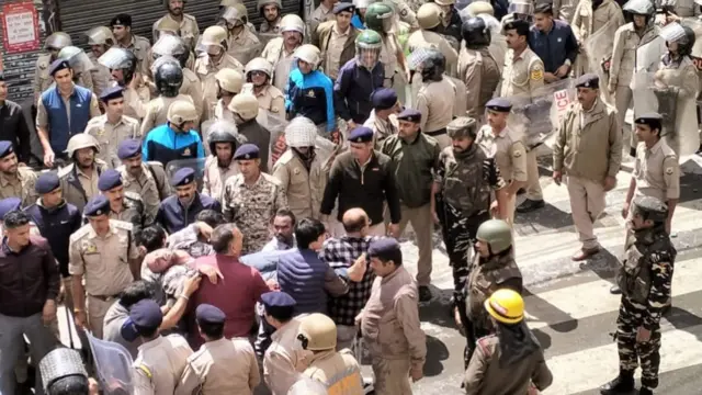 शिमला में हो रहा विरोध प्रदर्शन