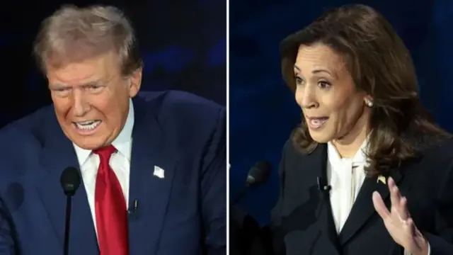 Harris na Trump nwere nrụrịtaụka nke mbụ ha tupu ntuliaka ọkwa Onyeisiala n'ọnwa Nọvemba