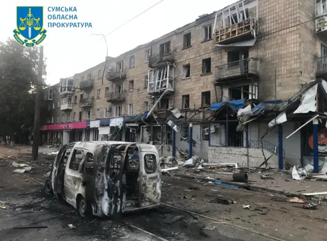Последствия удара по Конотопу