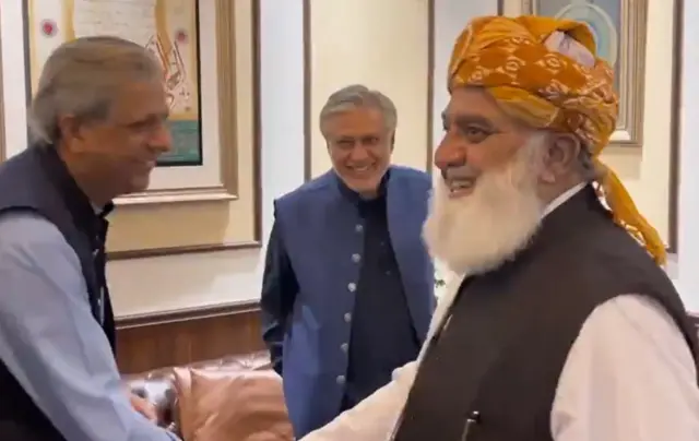 مولانا فضل الرحمان کی حکومت اور تحریک انصاف کے وفود سے ملاقاتیں