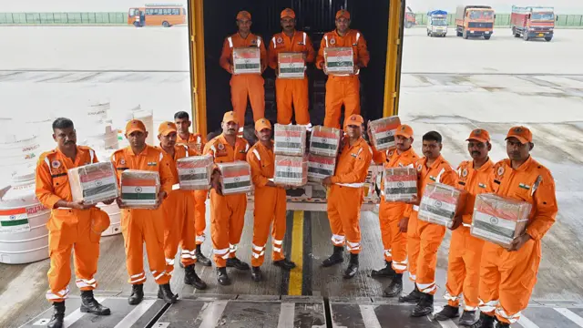 ऑपरेशन सद्भाव के तहत भारत ने भेजी राहत सामग्री