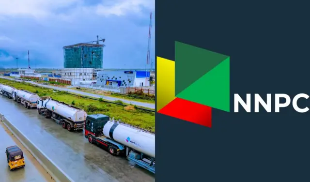 Nnukwu ụgbọala NNPCL n'ụlọọrụ Dangote