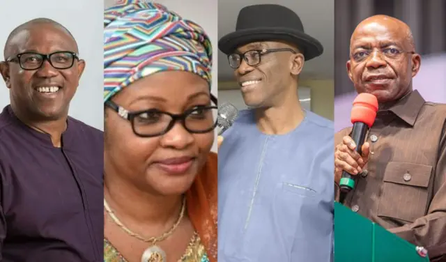 Peter Obi, Nenadi Usman, Julius Abure na Gọvanọ Alex Otti