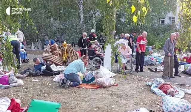 На месте удара