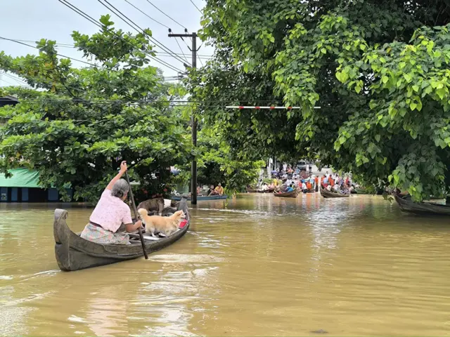 ဇူလိုင်လဆန်းပိုင်းတုန်းက ဗန်းမော်မှာရေကြီးမှု