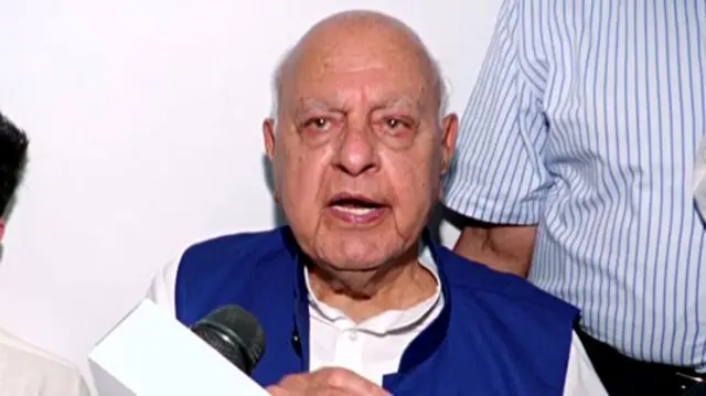 नेशनल कॉन्फ्रेंस के अध्यक्ष फ़ारूक़ अब्दुल्लाह