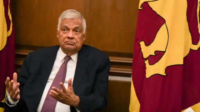 श्रीलंकाई राष्ट्रपति रानिल विक्रमसिंघे