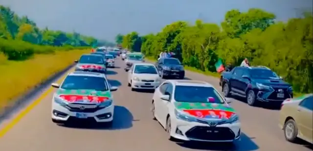 پی ٹی آئی جلسہ